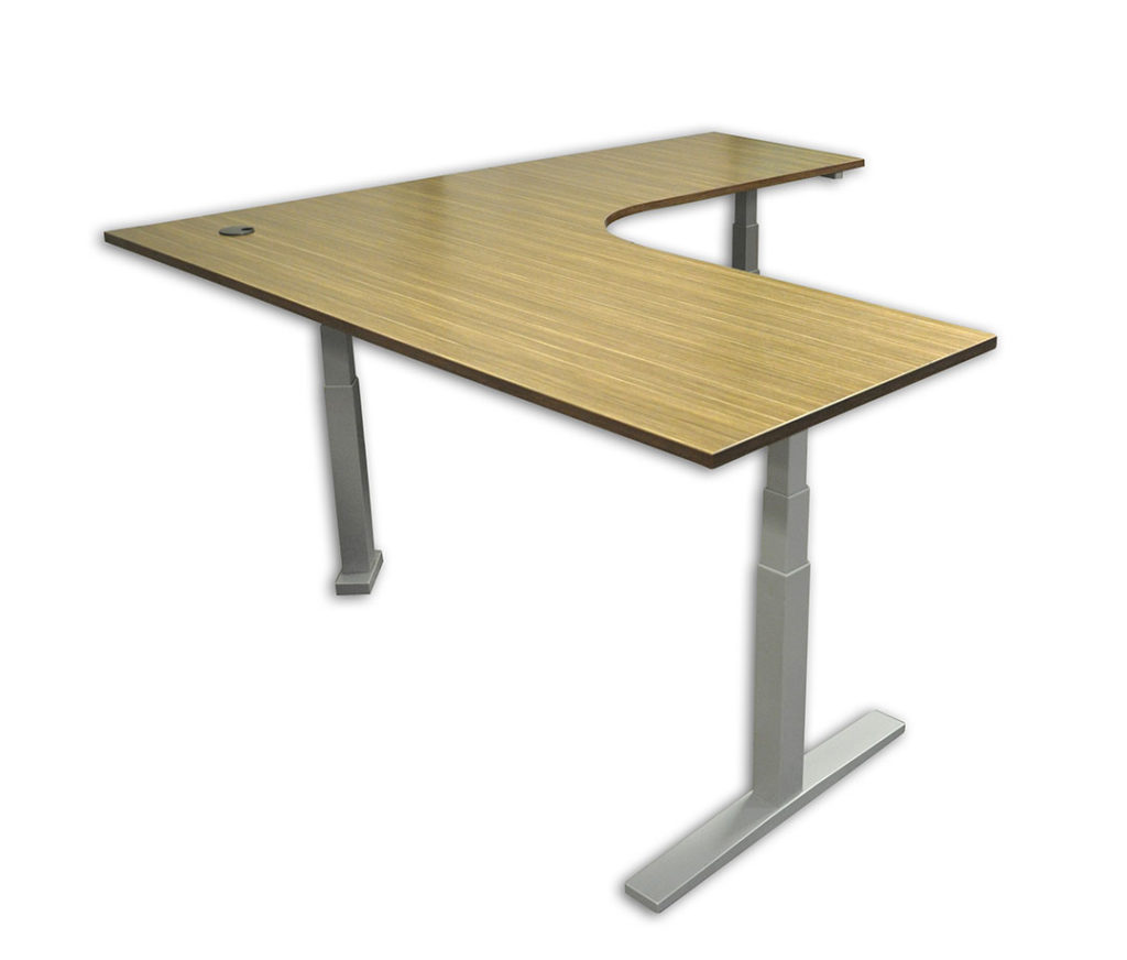 Custom Top Sit Stand Desk Podany's